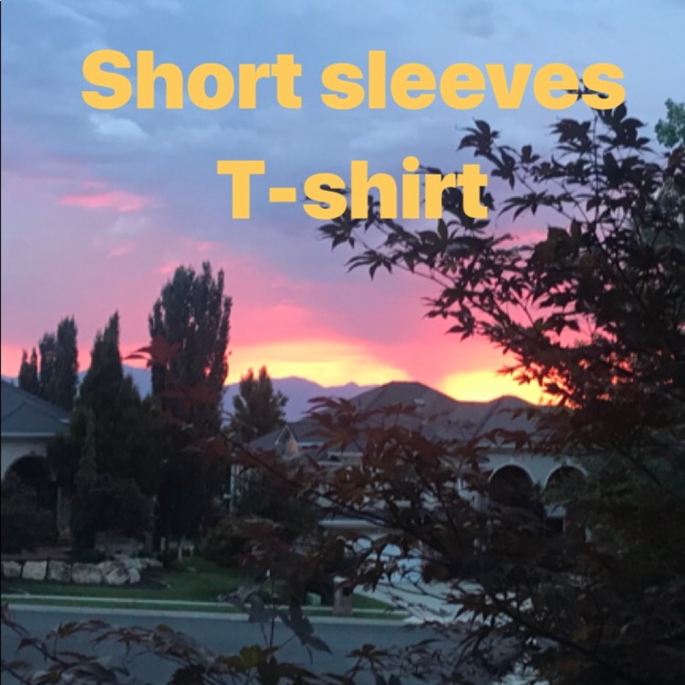 Short sleeve T-shirt’s tank tops